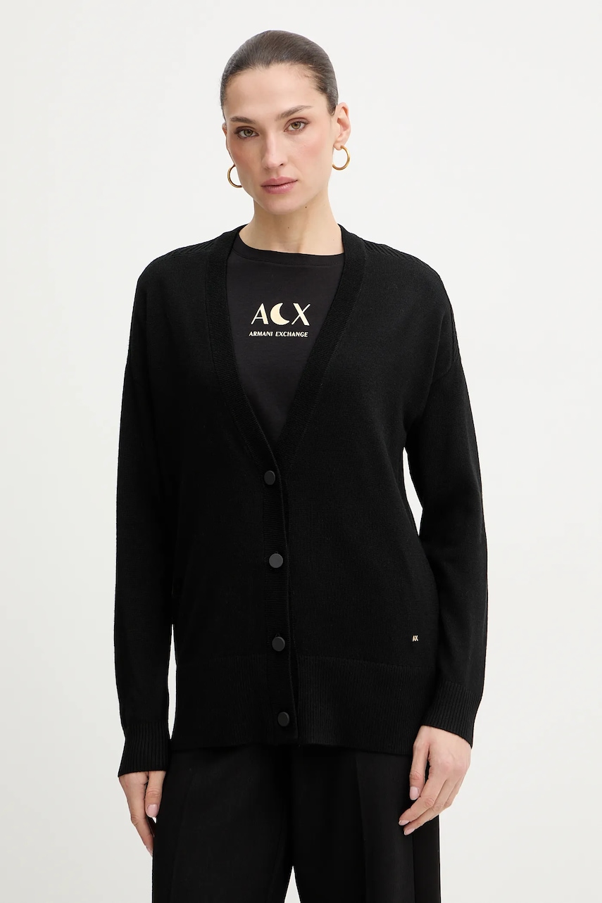 Armani Exchange cardigan din amestec de lână