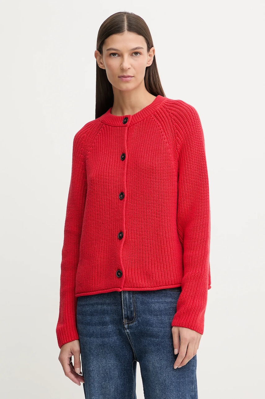 Marc O'Polo cardigan din bumbac culoarea roșu, light, 600605961003