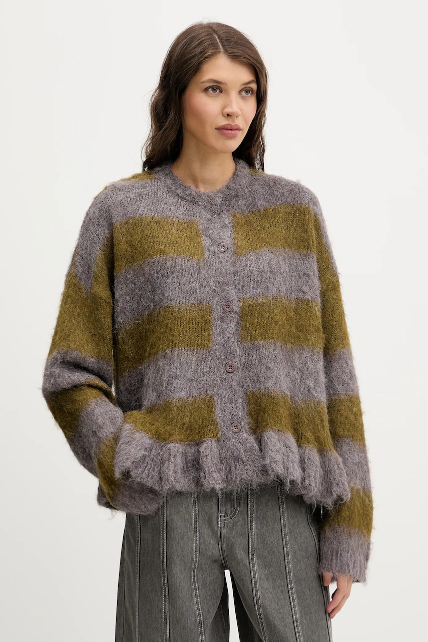 The Ragged Priest cardigan culoarea violet, RPAW251064KW