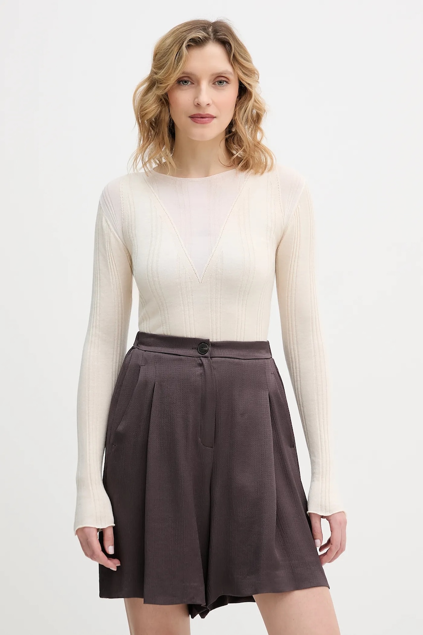 Γυναικεία πουλόβερ χωρίς φερμουάρ pinko σε μπεζ