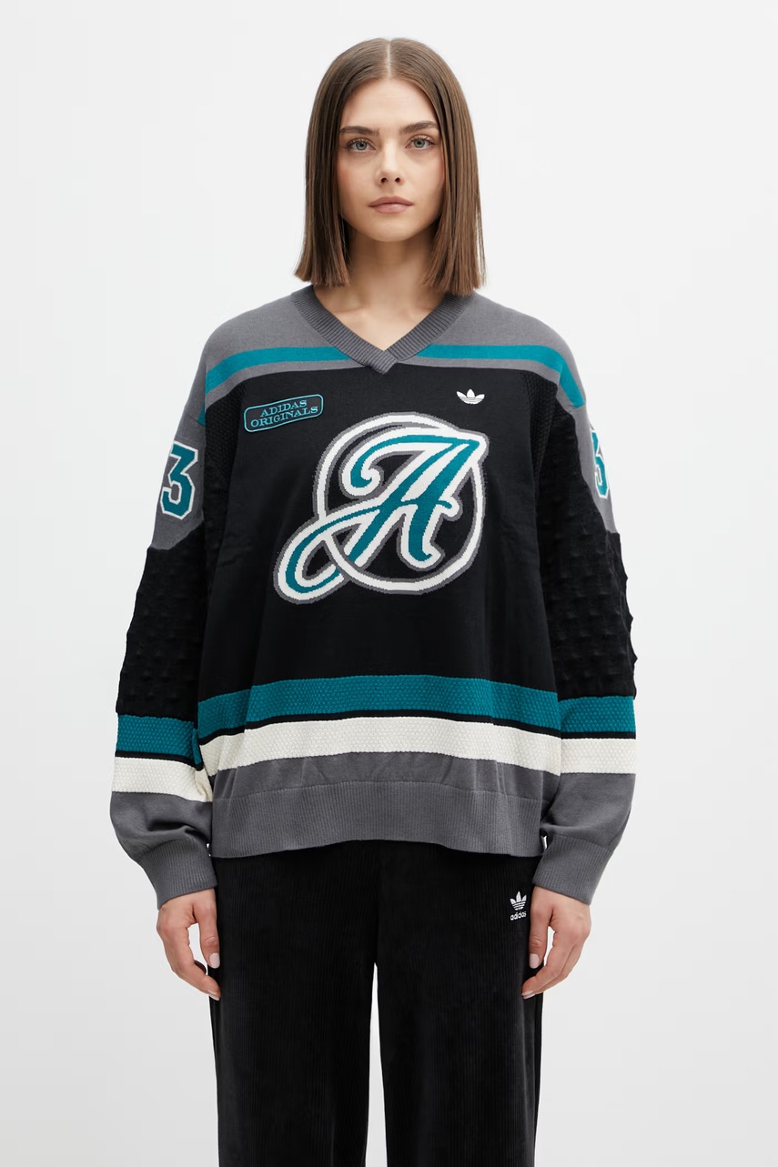 adidas Originals sweter damski z dodatkiem wełny
