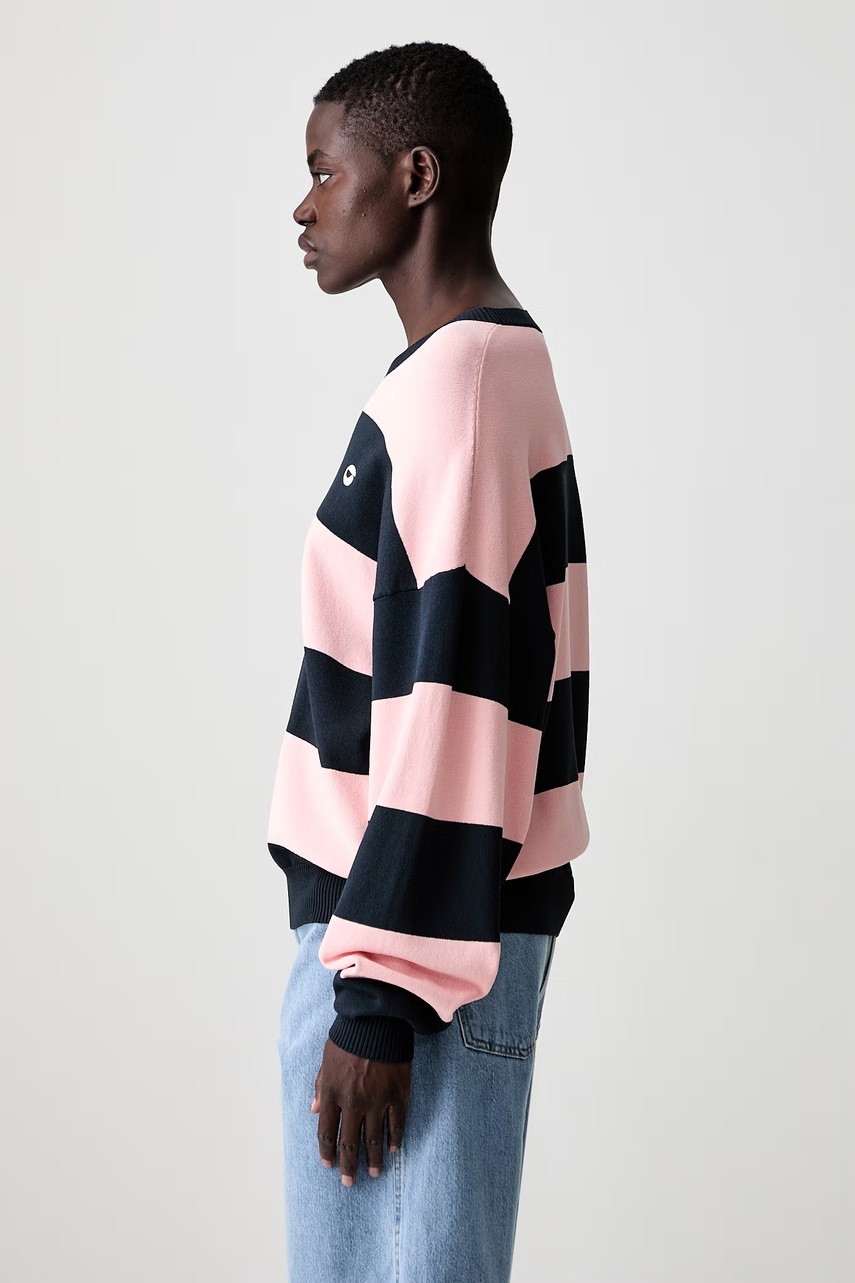 coperni Coperni πουλόβερ γυναικείο με βισκόζη Striped - 4