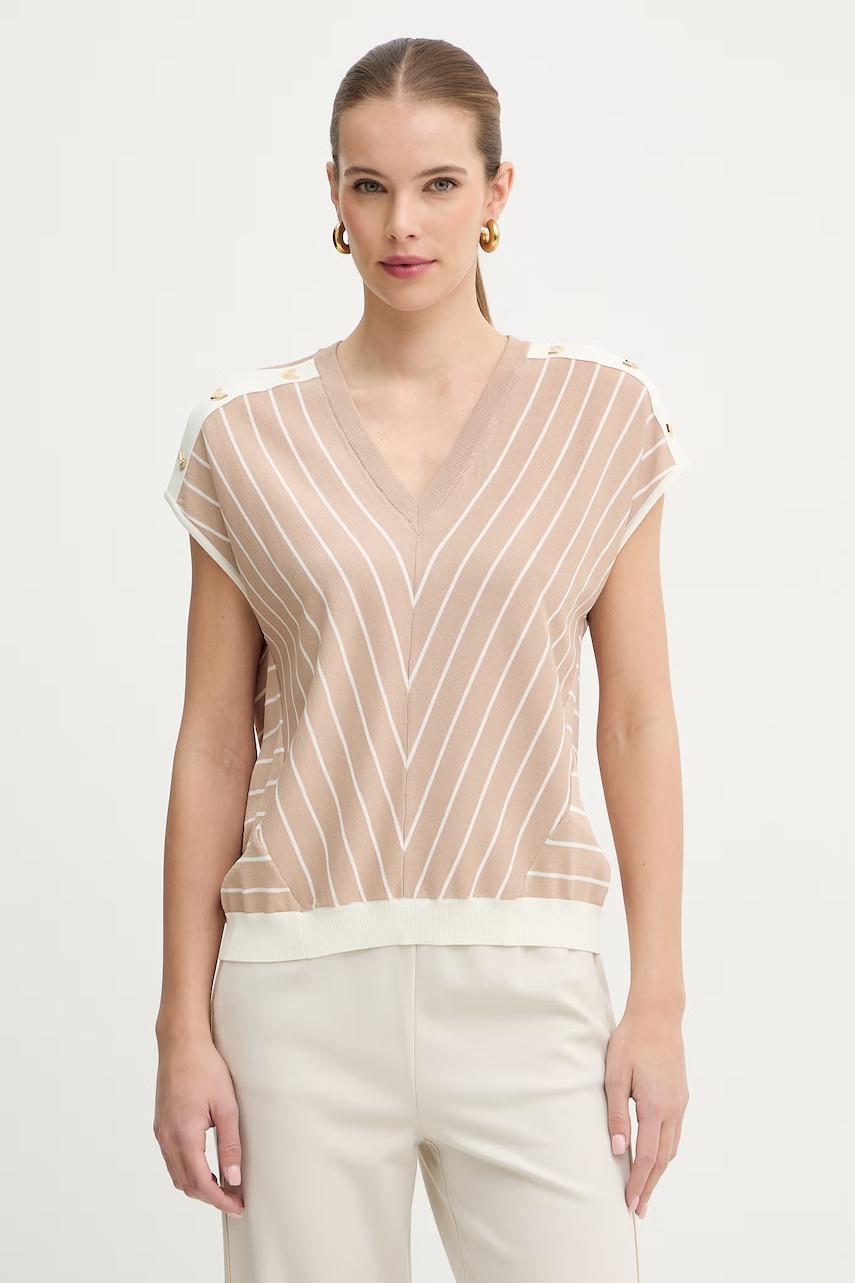 Γυναικεία πουλόβερ liu jo σε μπεζ