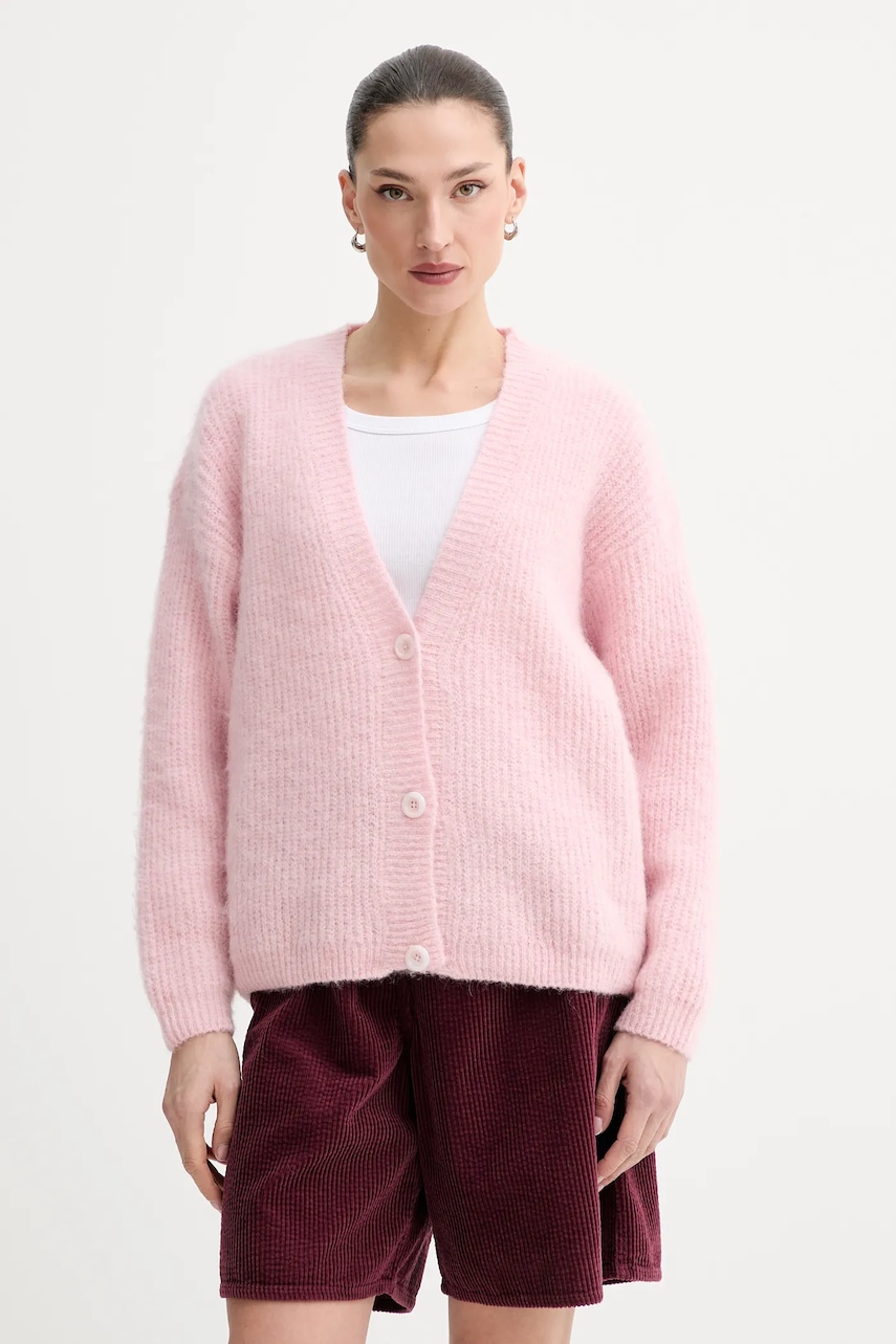 American Vintage cardigan din amestec de lână