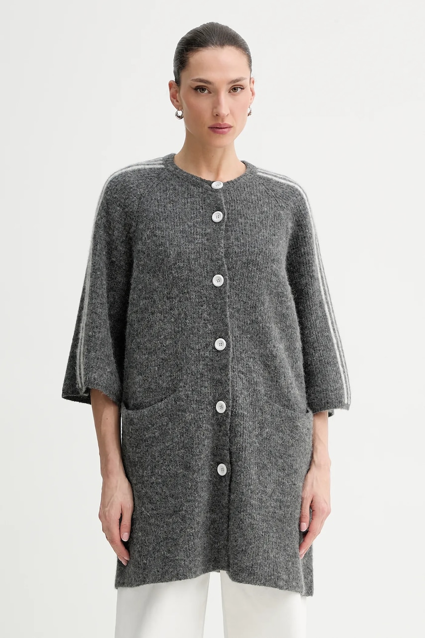 American Vintage cardigan din amestec de lână