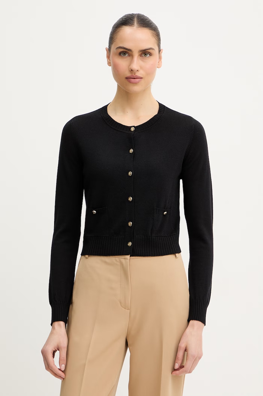 Luisa Spagnoli cardigan din lână Merletti