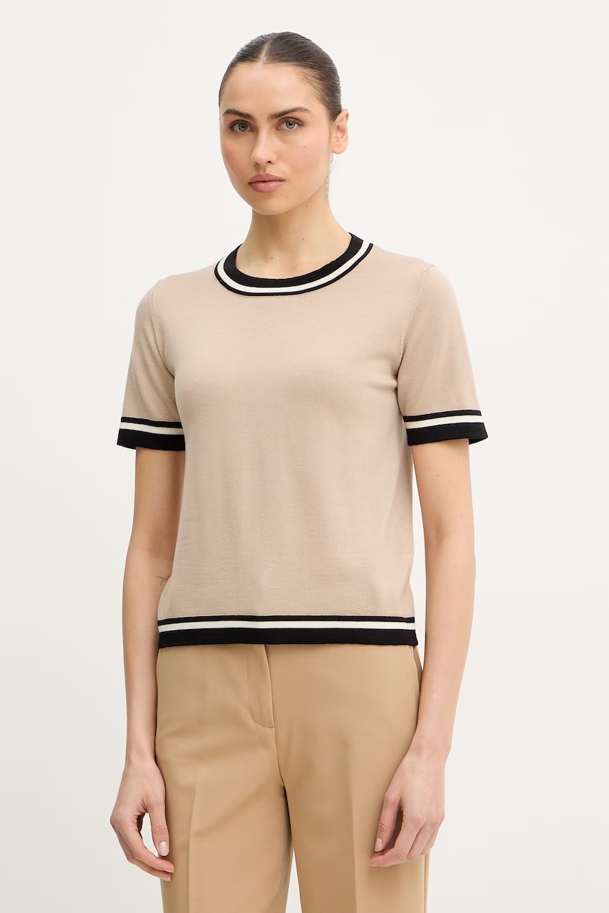 Luisa Spagnoli tricou de lână Mielina