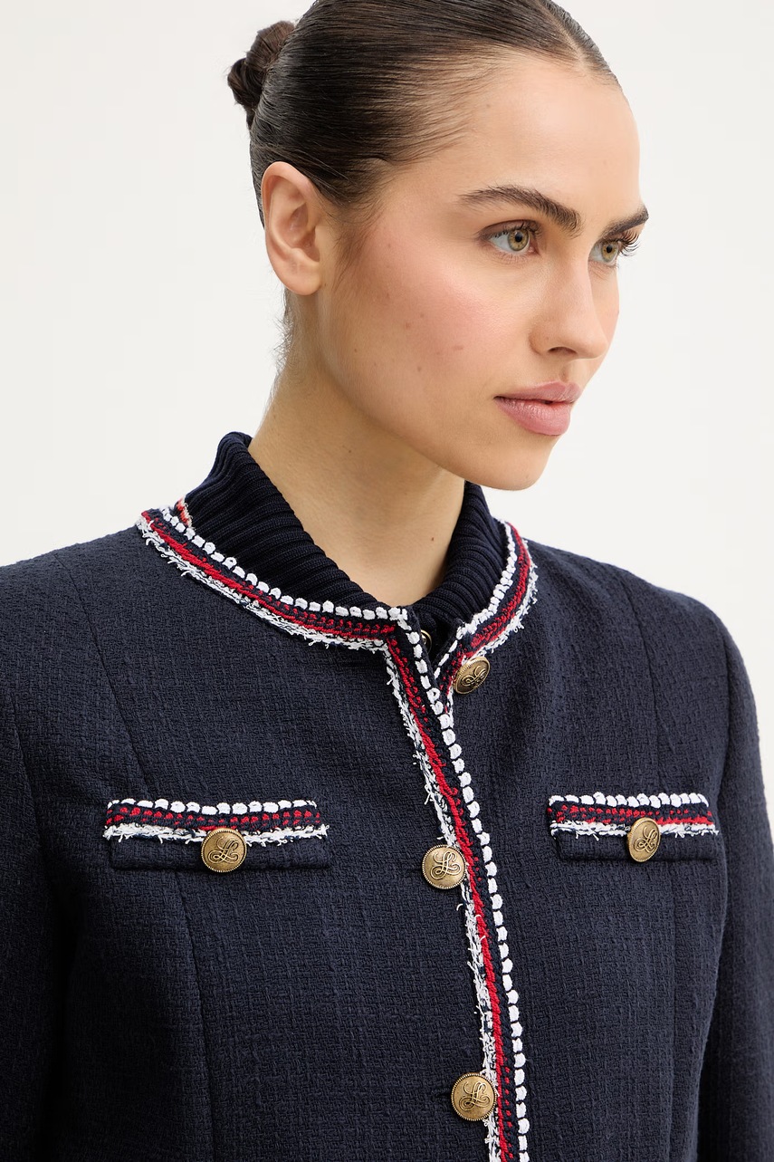 Bavlněné sako Luisa Spagnoli Valter (obrázek 4)