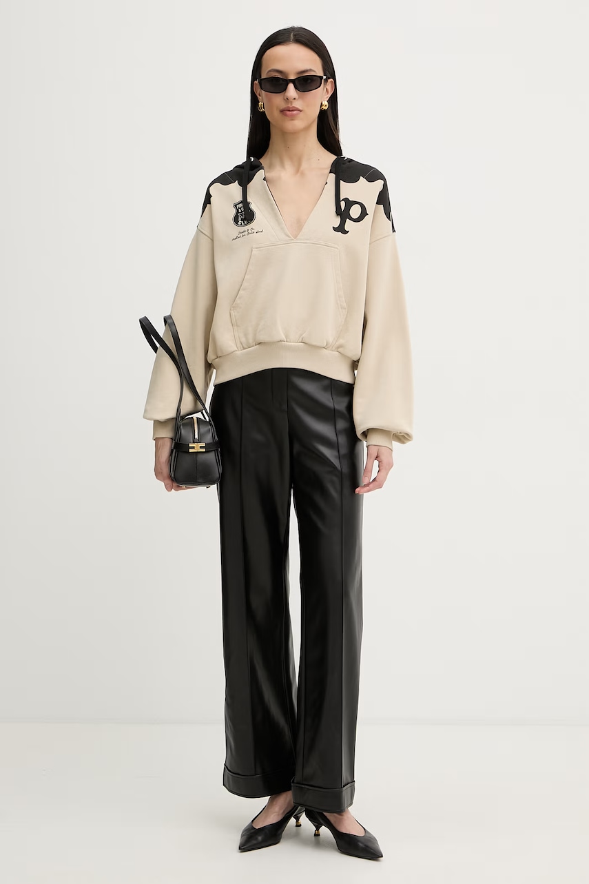 Pinko mikina s kapucí dámská bavlněná