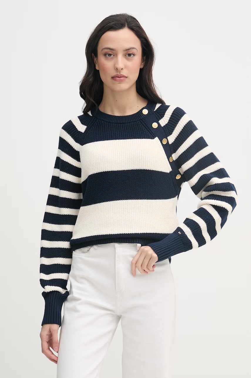 Tommy Hilfiger πουλόβερ γυναικείο βαμβακερό