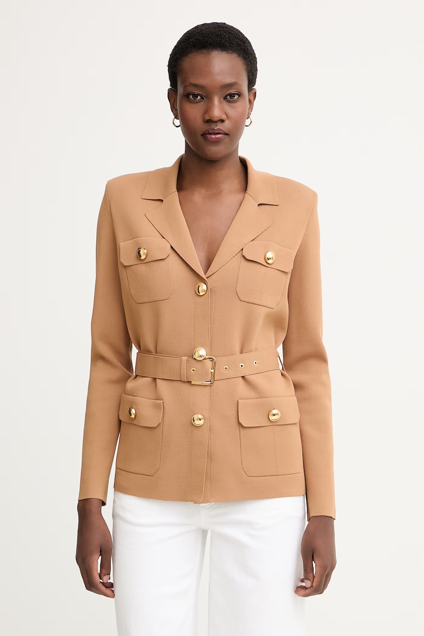 Elisabetta Franchi sacou pentru femei, cu vâscoză