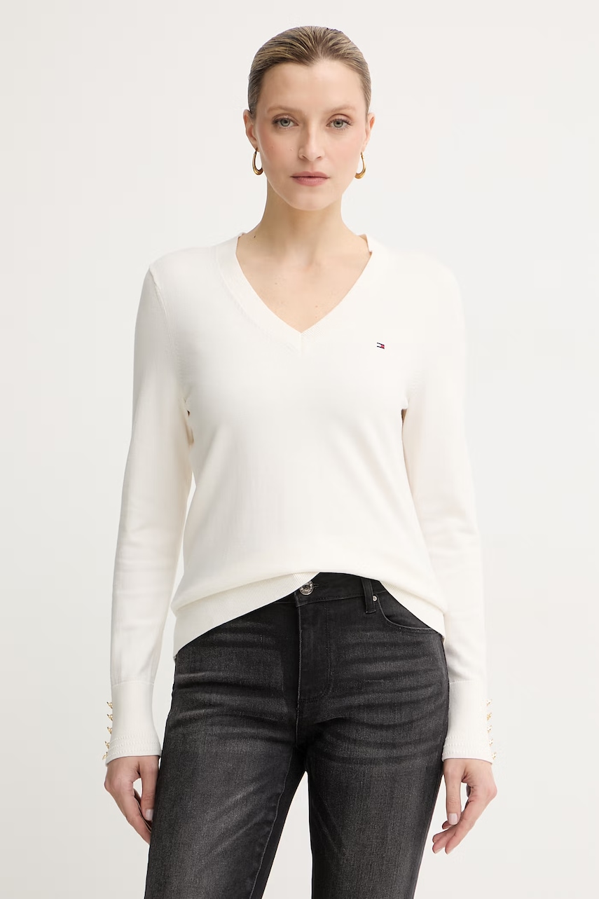 Tommy Hilfiger pulover pentru femei cu bumbac