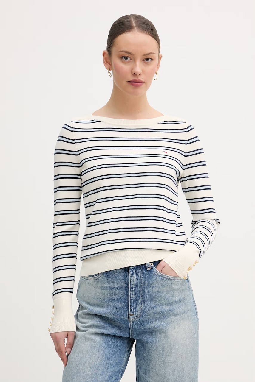 Tommy Hilfiger pulover de damă cu bumbac