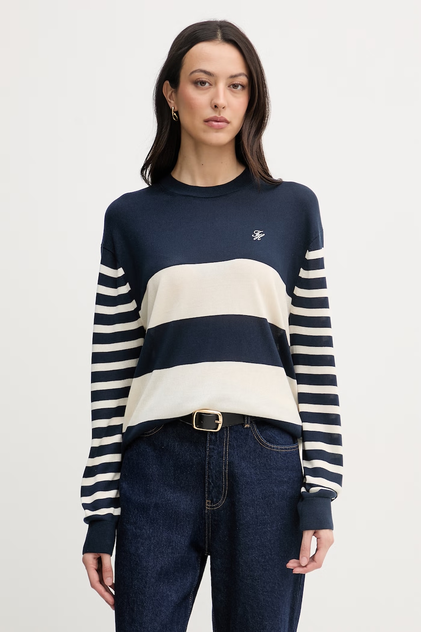 Tommy Hilfiger Pulover de damă cu amestec de mătase