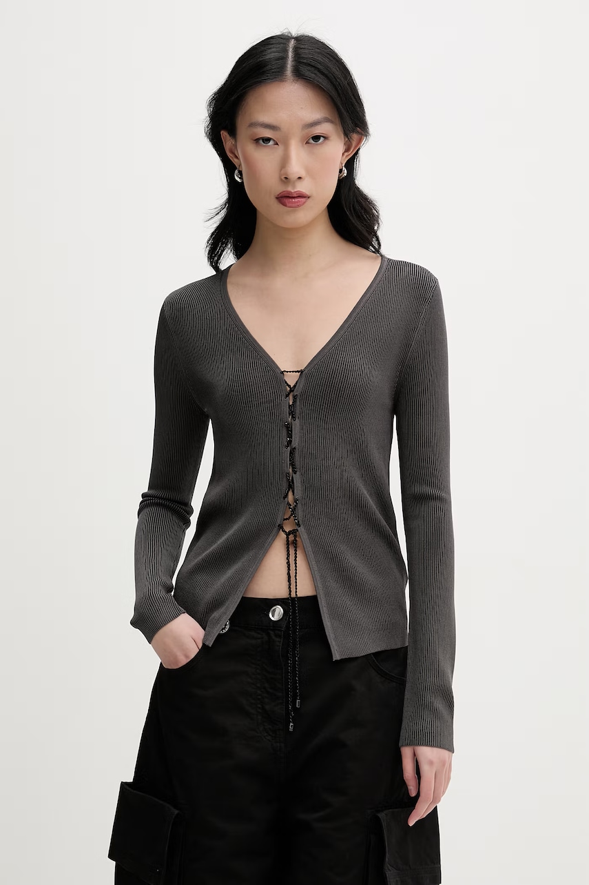 Miss Sixty cardigan pentru femei, cu amestec de mătase