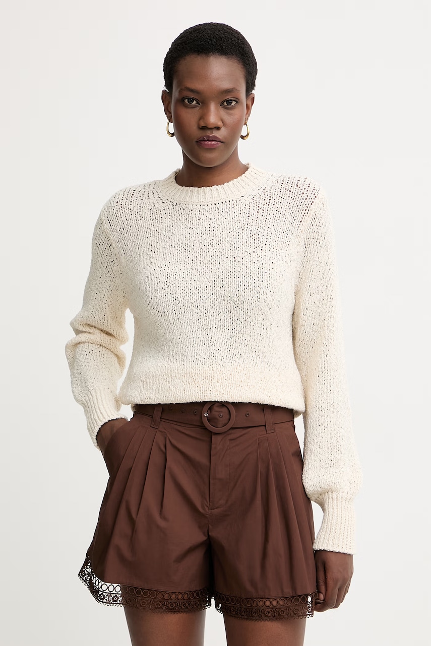 BOSS pulover pentru femei, cu bumbac Fibiscus