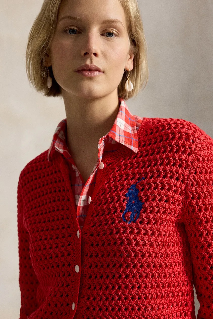Polo Ralph Lauren Polo Ralph Lauren πουλόβερ με κουμπιά γυναικείο βαμβακερό - 4