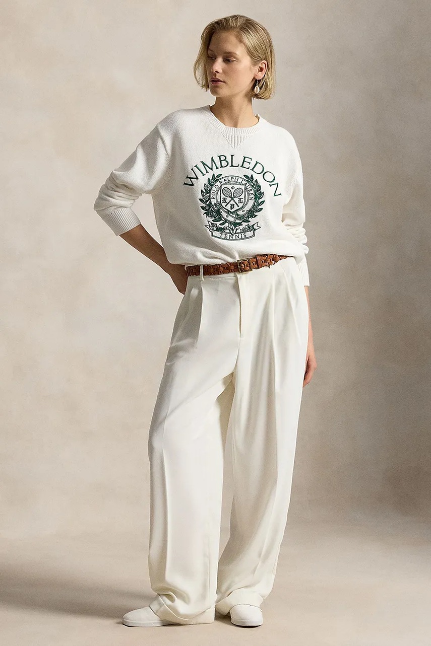 Polo Ralph Lauren Polo Ralph Lauren πουλόβερ γυναικείο βαμβακερό Wimbledon - 3