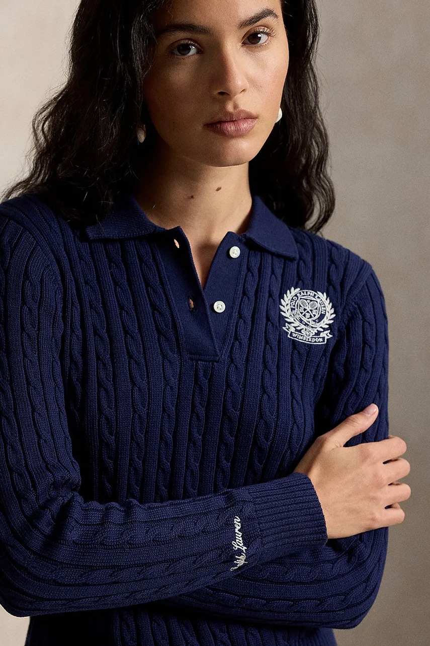Polo Ralph Lauren Polo Ralph Lauren πουλόβερ γυναικείο βαμβακερό Wimbledon - 4