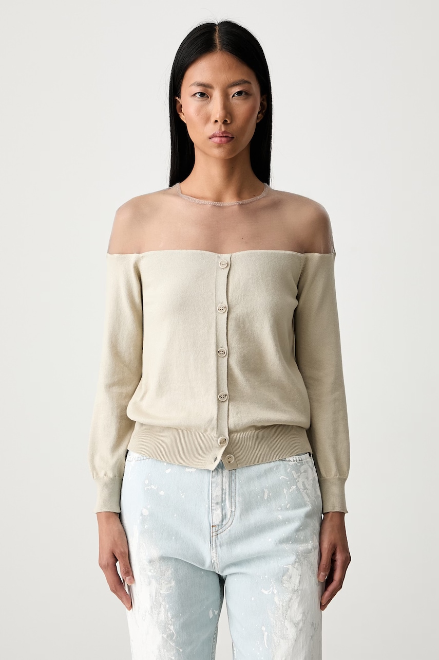 MM6 Maison Margiela sweter damski z bawełną
