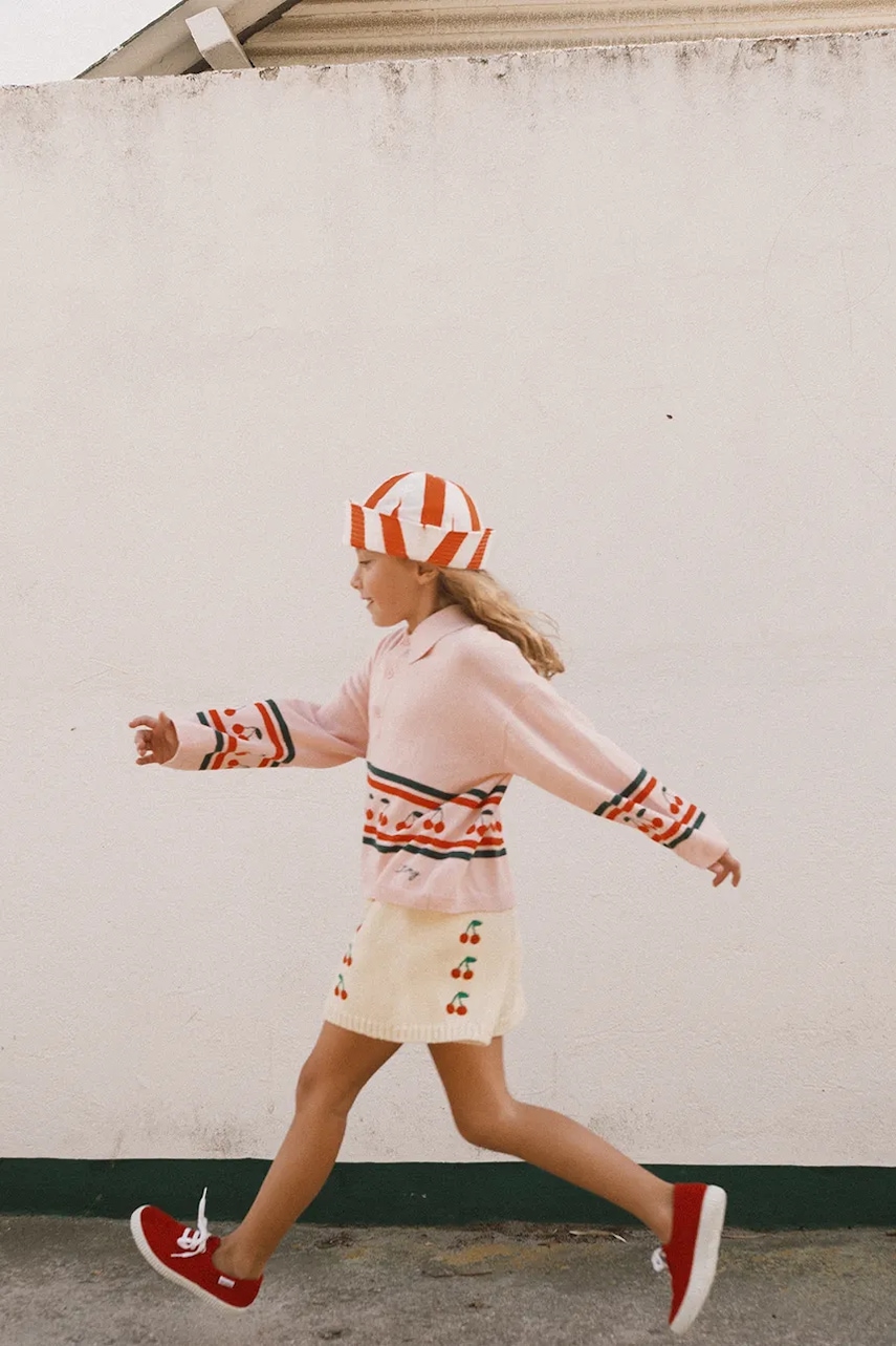 Tinycottons pulover de bumbac pentru copii CHERRIES SWEATER