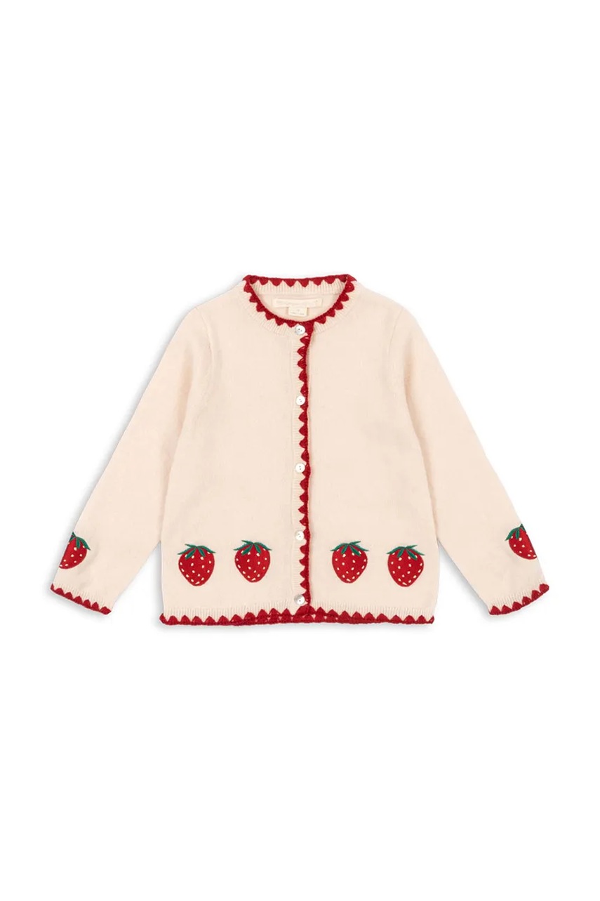 Дитячий вовняний кардиган Konges Sløjd COLLETTE CARDIGAN