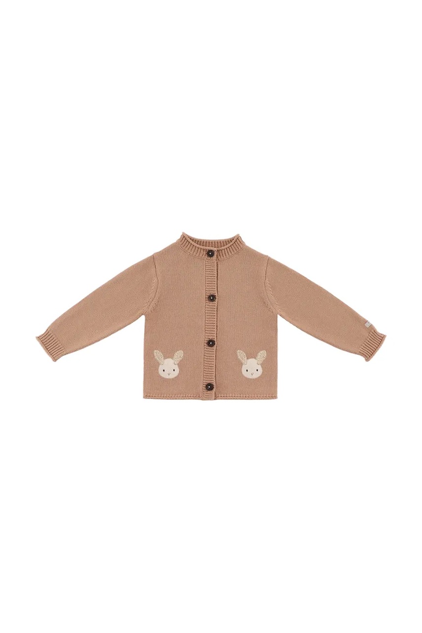 Dětský bavlněný kardigan Donsje Danta Cardigan Fluffy Bunny