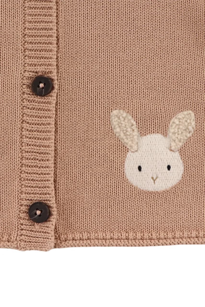Detský bavlnený kardigan Donsje Danta Cardigan Fluffy Bunny