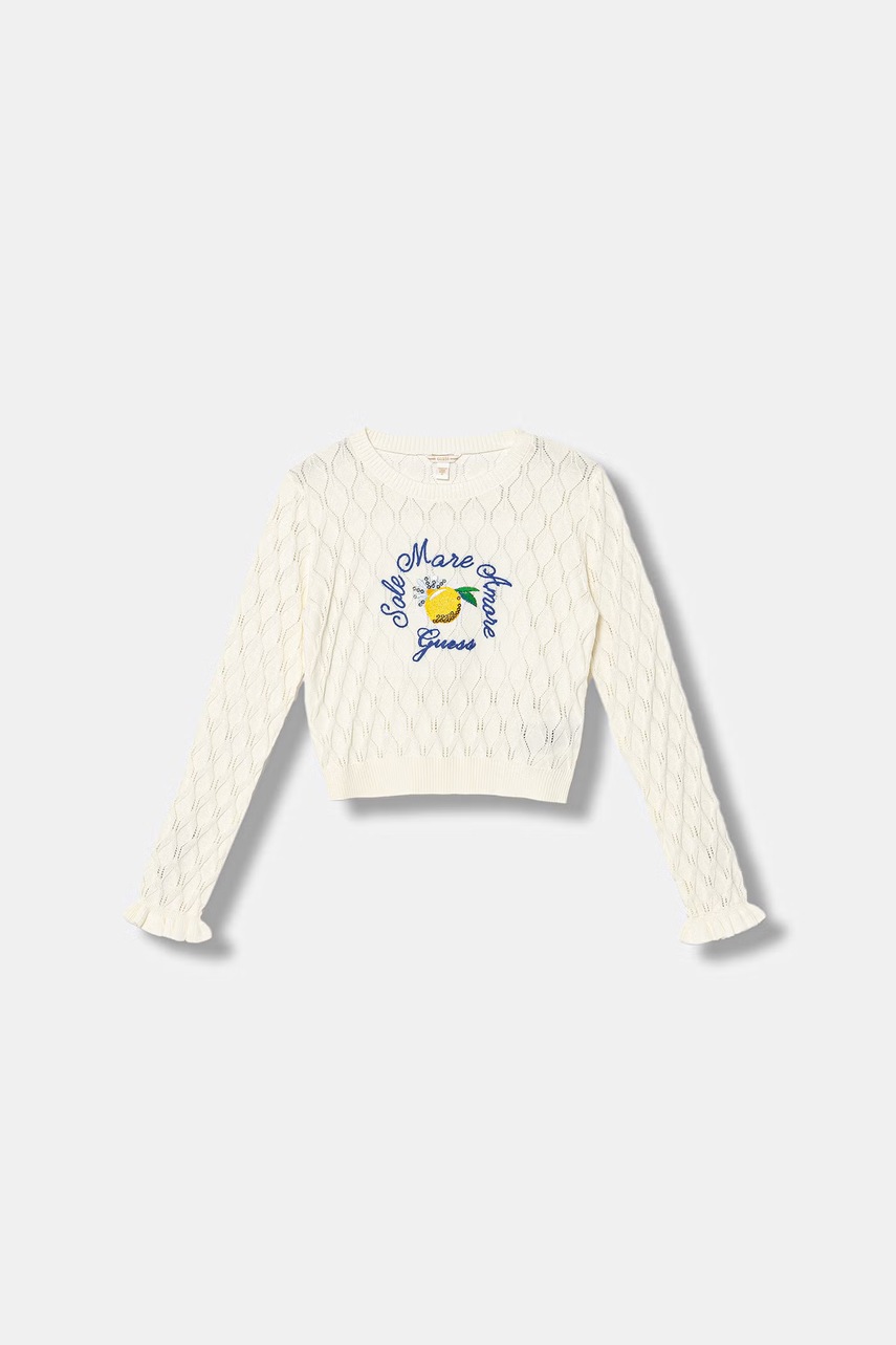Guess pulover de bumbac pentru copii