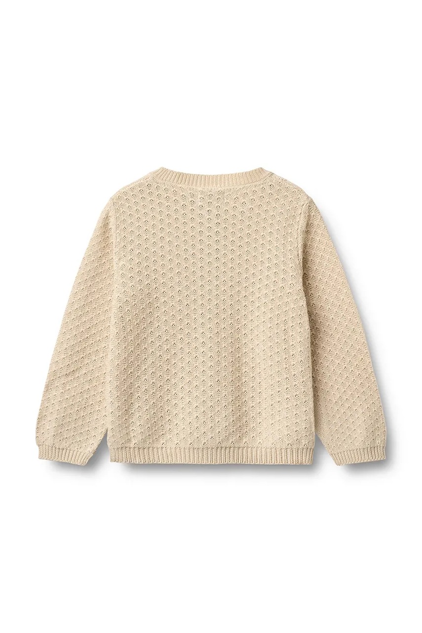 Детский хлопковый кардиган Wheat