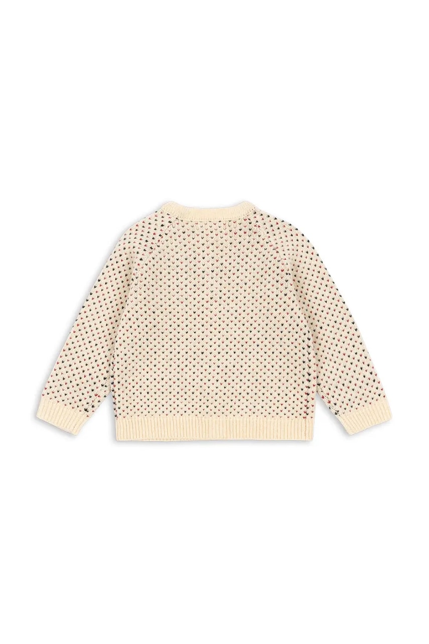 Detský kardigan s prímesou vlny Konges Sløjd BILLI KNIT CARDIGAN