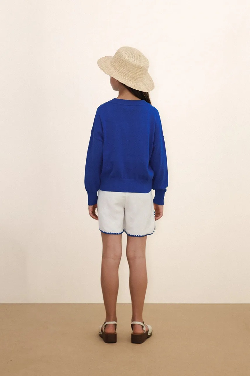 Παιδική βαμβακερή ζακέτα Tinycottons SWANS DIAMONDS CARDIGAN φωτογραφία