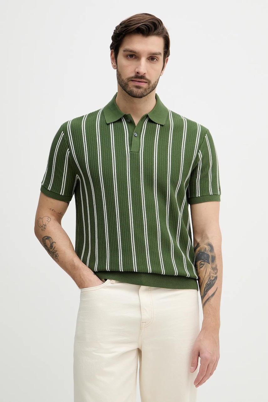 Βαμβακερό μπλουζάκι πόλο Tommy Hilfiger