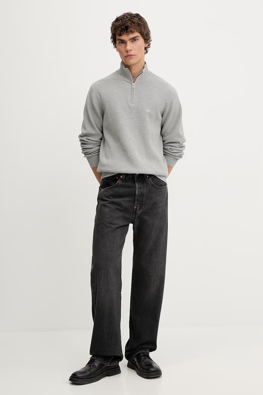 Bavlnený sveter Levi's LIGHTWEIGHT HM QUARTER ZIP
