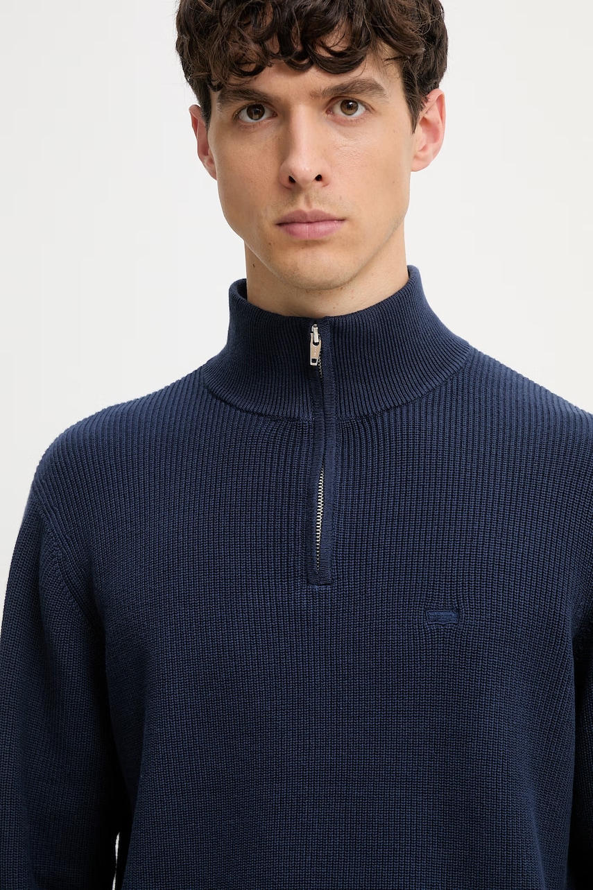 Bavlnený sveter Levi's LIGHTWEIGHT HM QUARTER ZIP