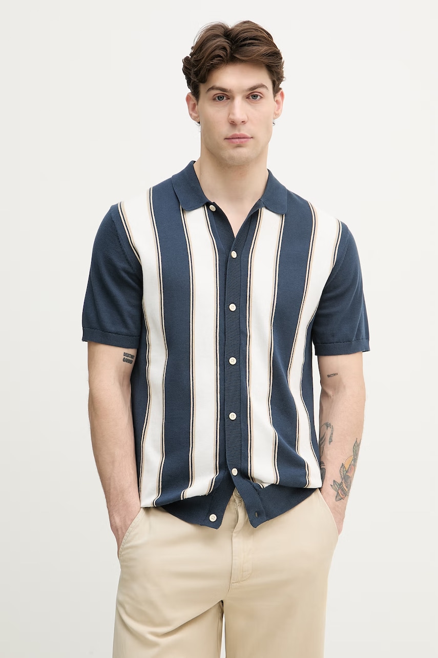 Lindbergh cardigan pentru barbati, din bumbac