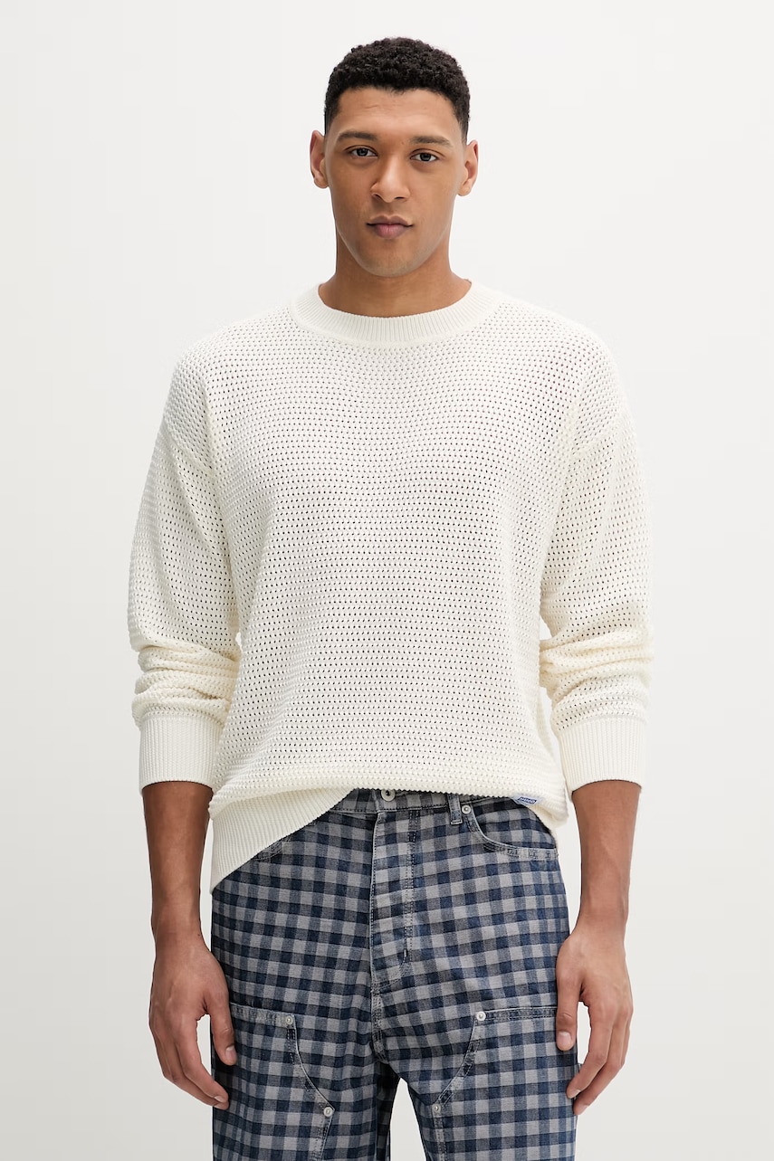 Βαμβακερό πουλόβερ Hugo Blue Sanjou