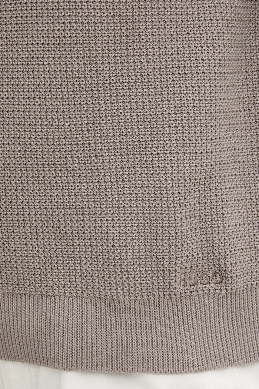 Bavlněný svetr HUGO Saffowl (obrázek 5)