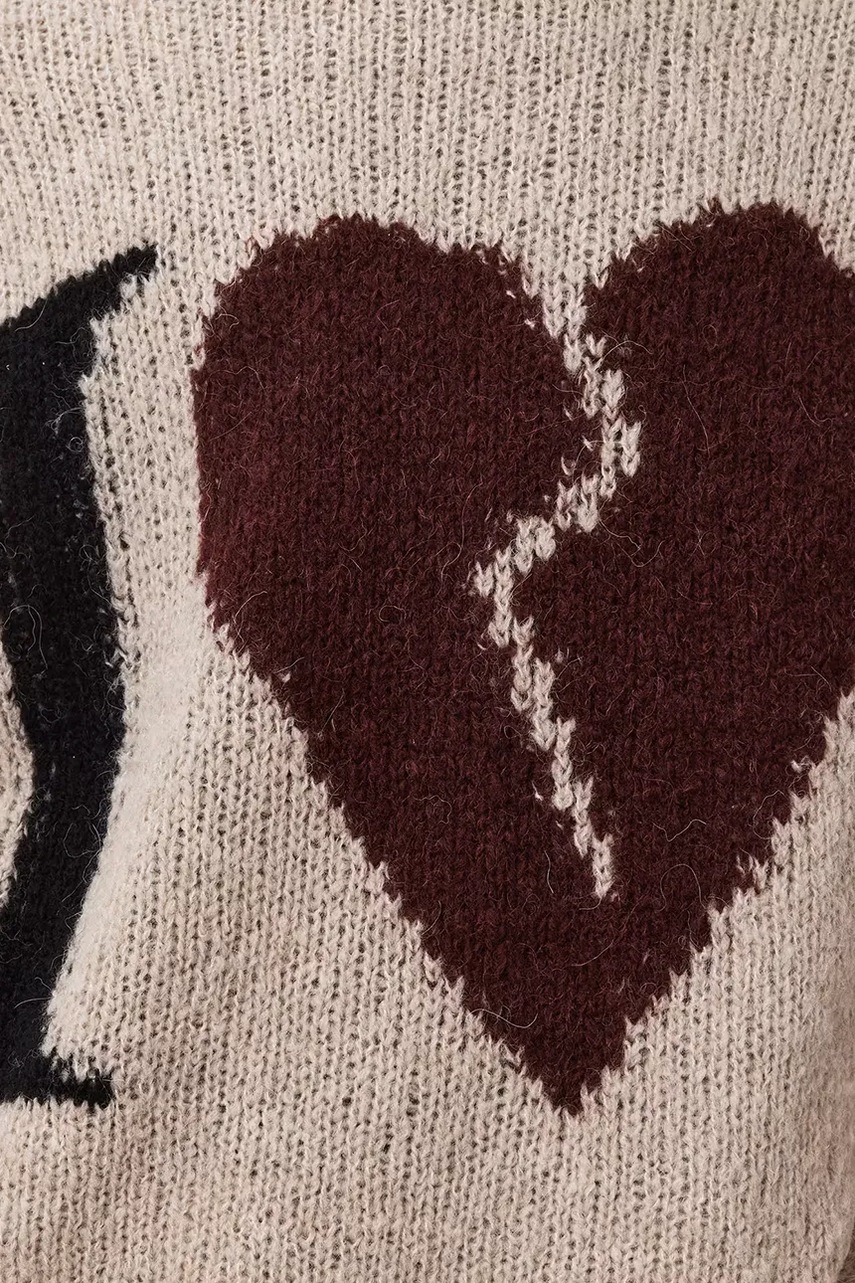 AllSaints sveter pánsky vlnený LOVER KNIT