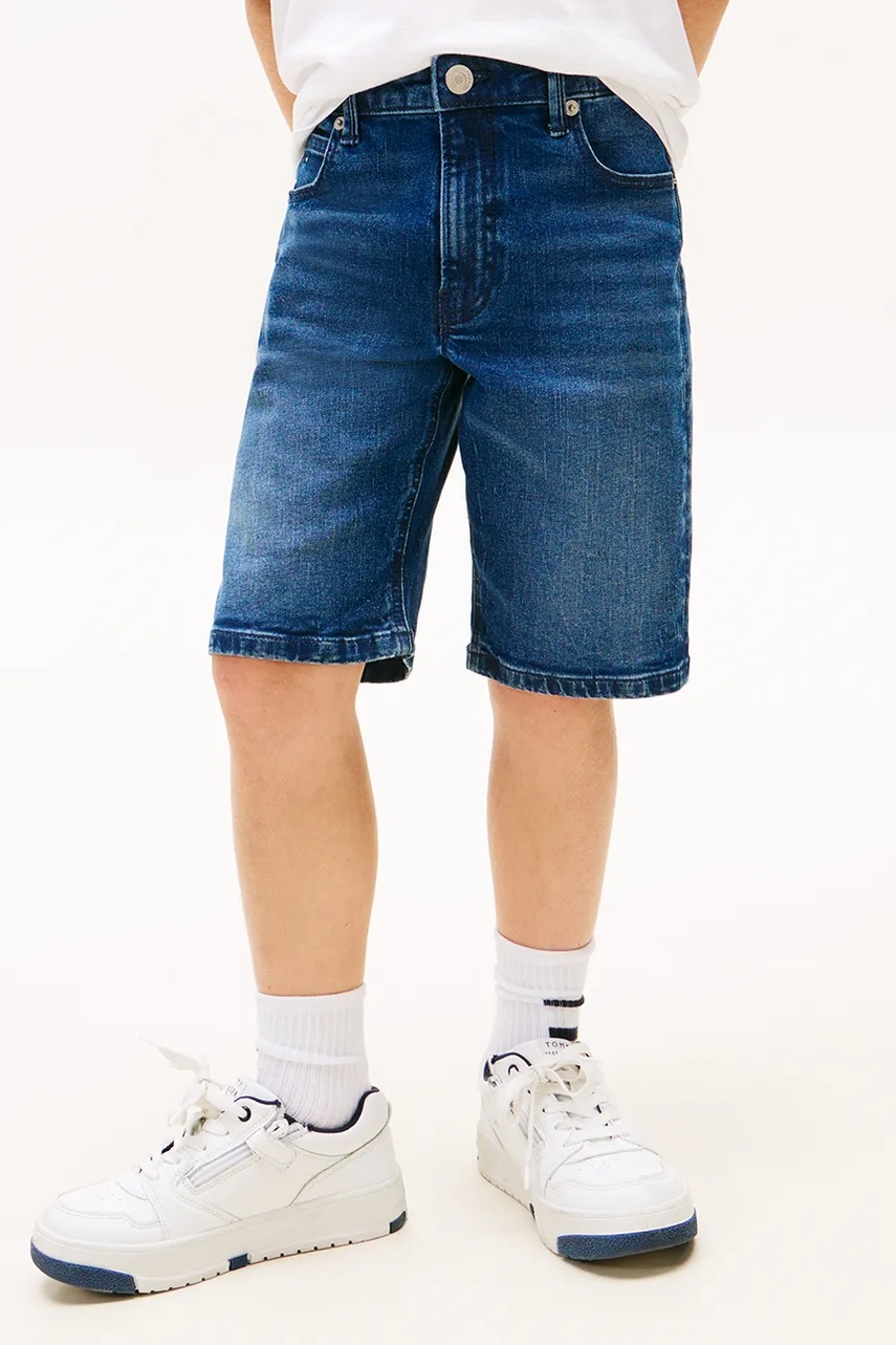 Tommy Hilfiger pantaloni scurți din denim pentru copii