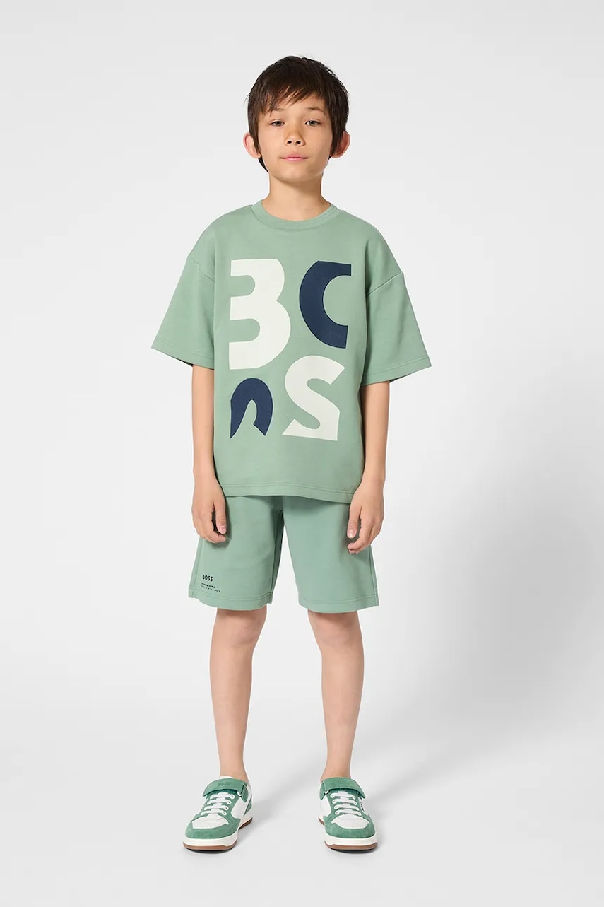 BOSS pantaloni scurți din bumbac pentru copii
