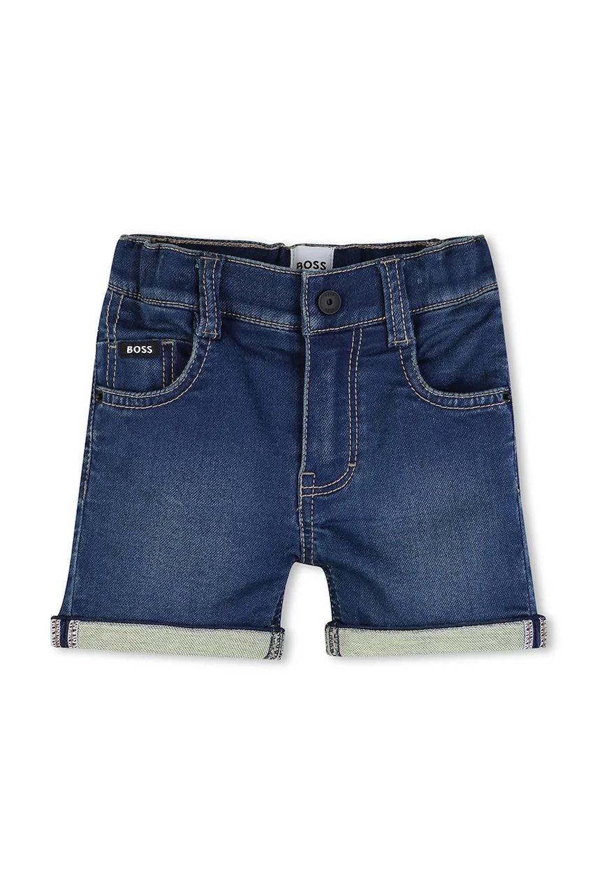 BOSS pantaloni scurți din denim pentru bebeluși