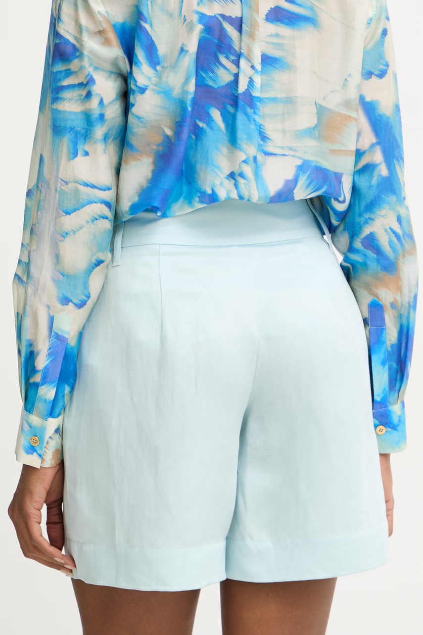 Marciano by Guess elegantné šortky dámske s prímesou ľanu JANE
