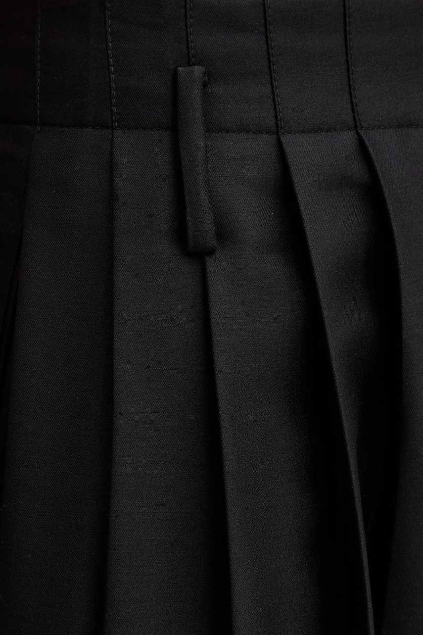 Kenzo elegantné šortky dámske vlnené