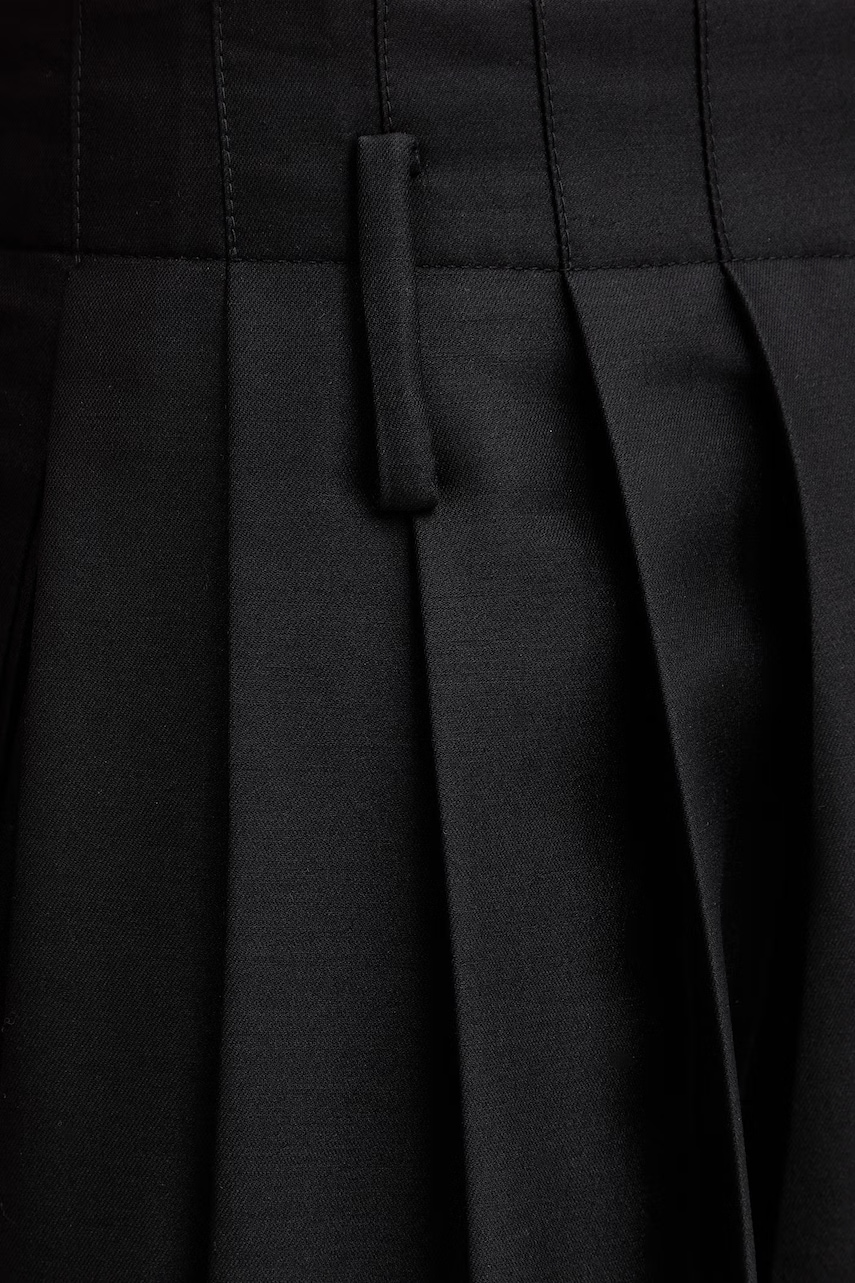 Kenzo elegantné šortky dámske vlnené