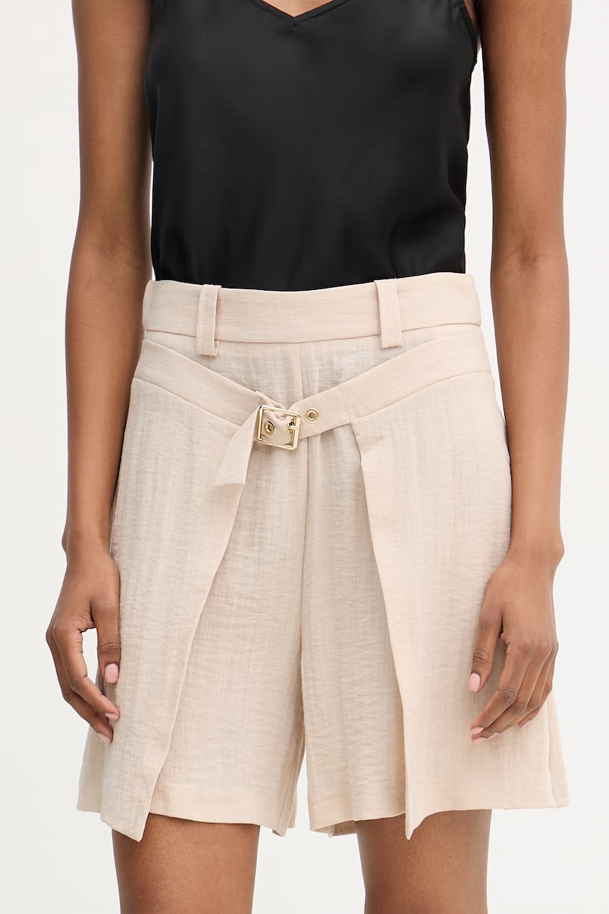 Simona Corsellini pantaloni scurți eleganți pentru femei, cu vâscoză