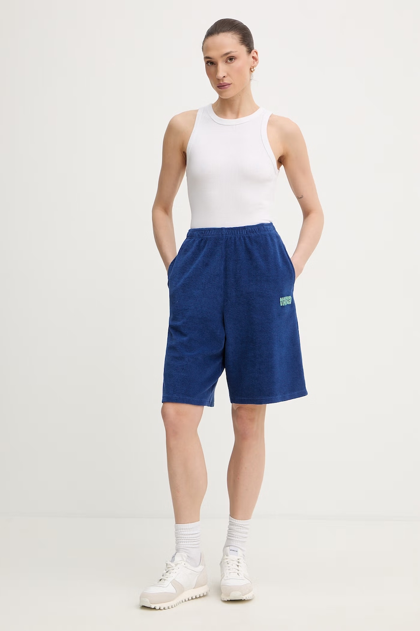 American Vintage teplákové šortky dámské bavlněné