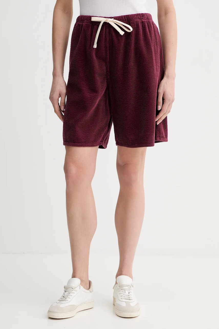 American Vintage pantaloni scurți din velur