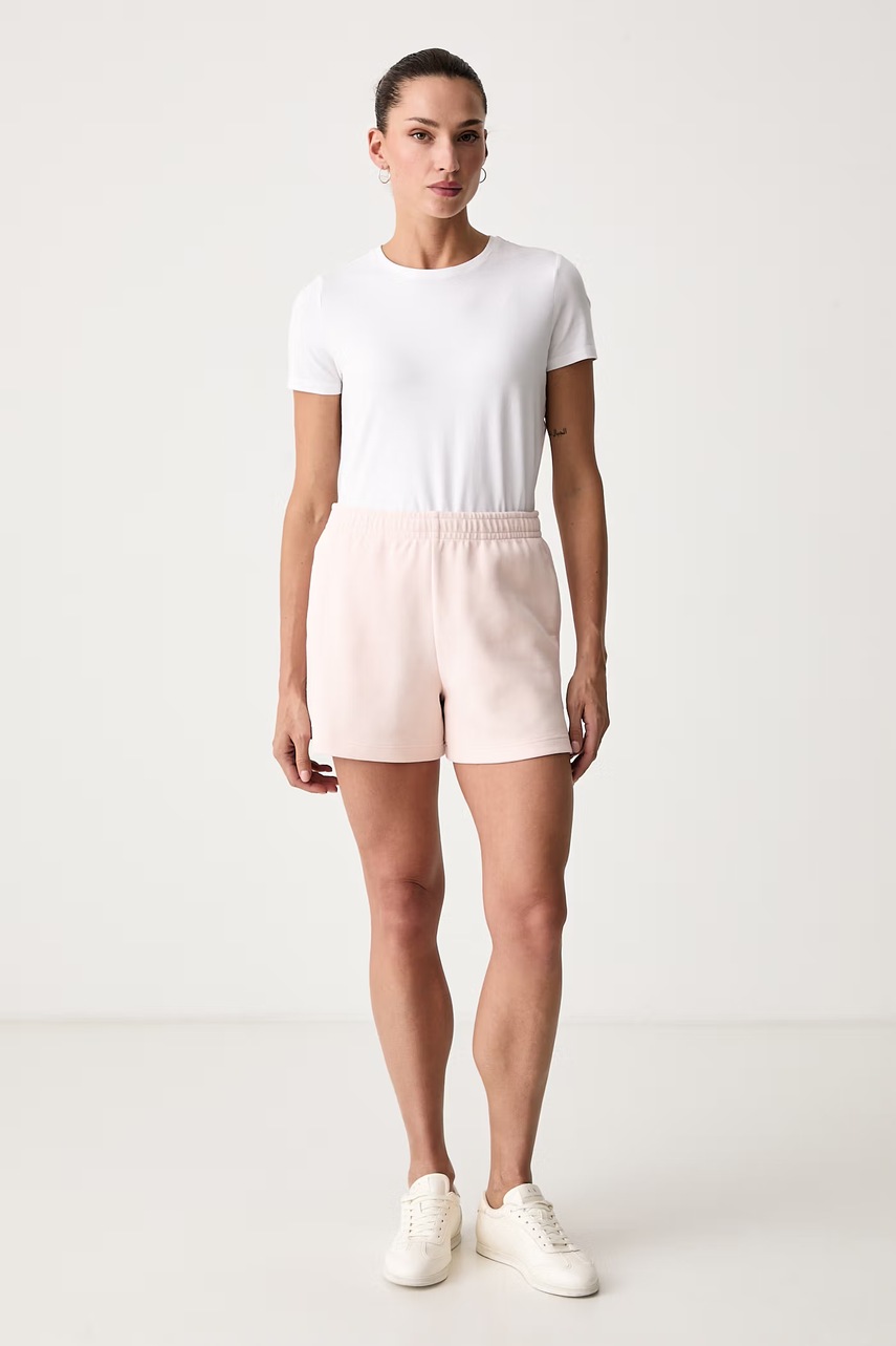 Lacoste σορτς επίσημα γυναικεία με βαμβάκι