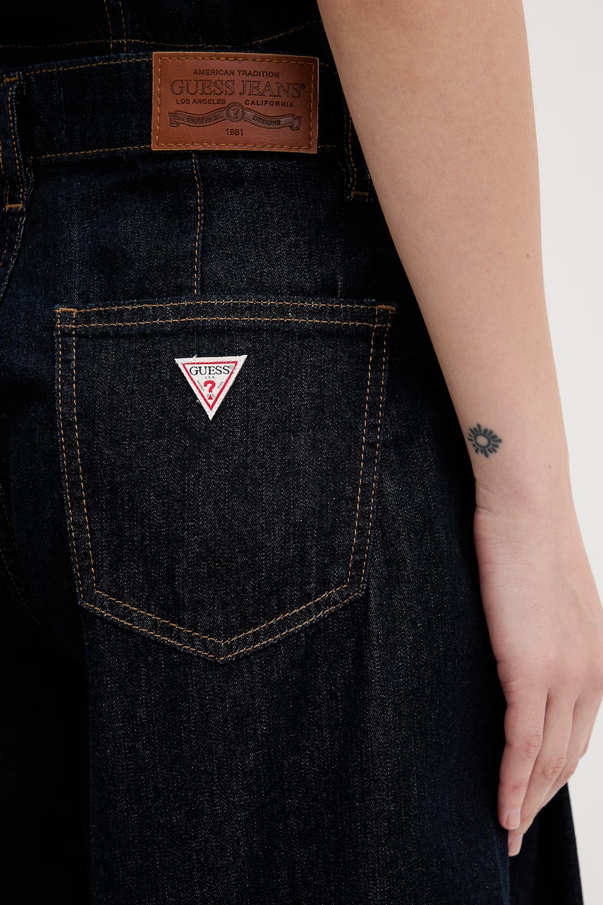 Guess Jeans elegantné šortky dámske rifľové